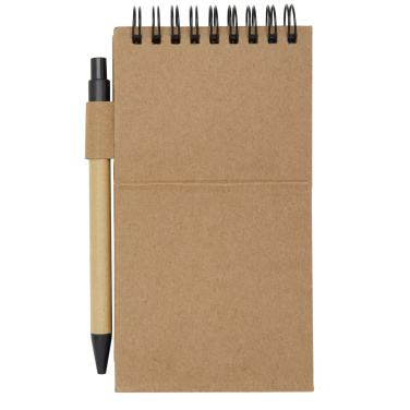 Logo trade promotional gifts picture of: Flipper sticky notepad with ballpoint pen (black ink)